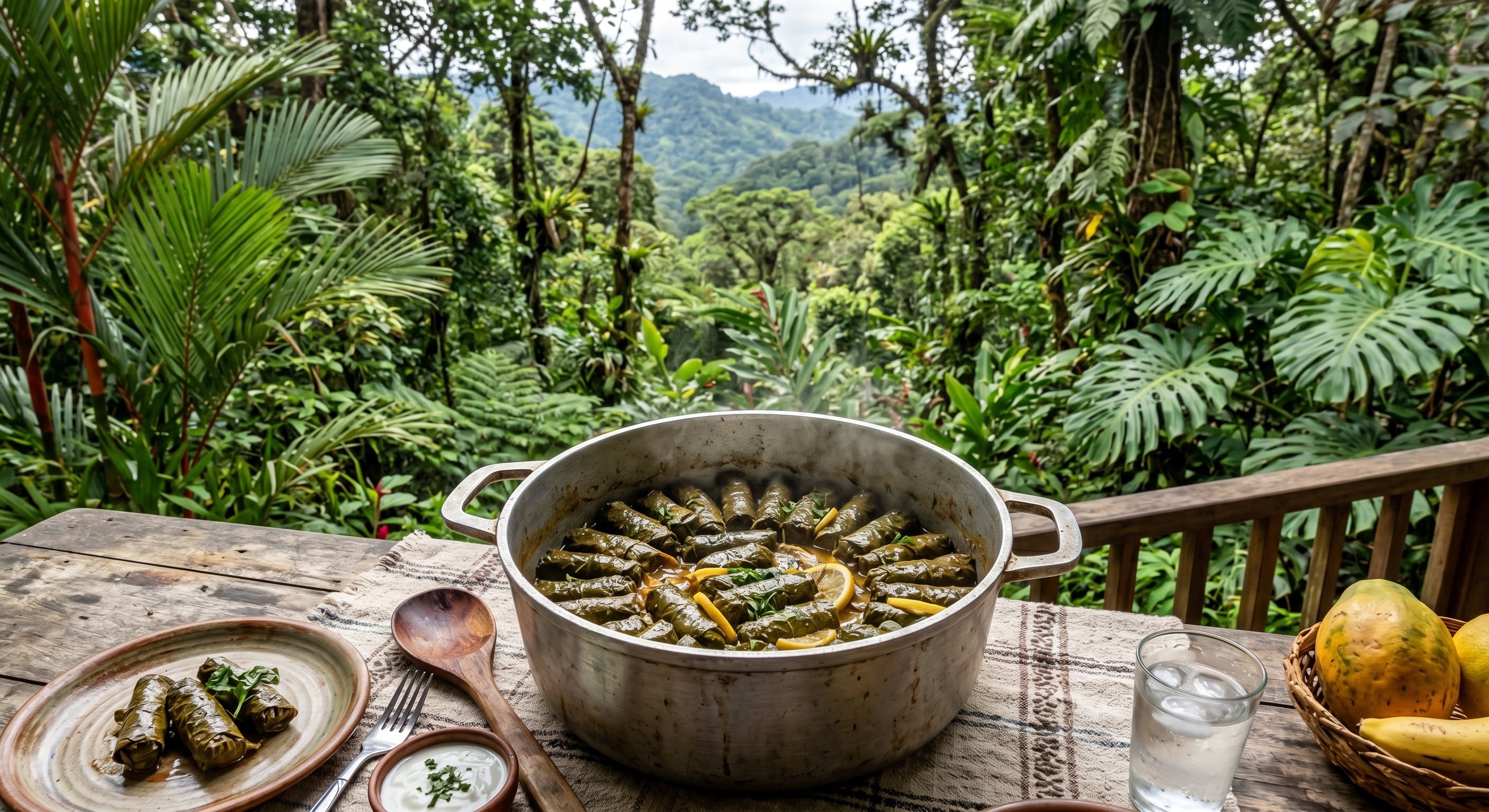 Stuffed Grape Leaves Workshop