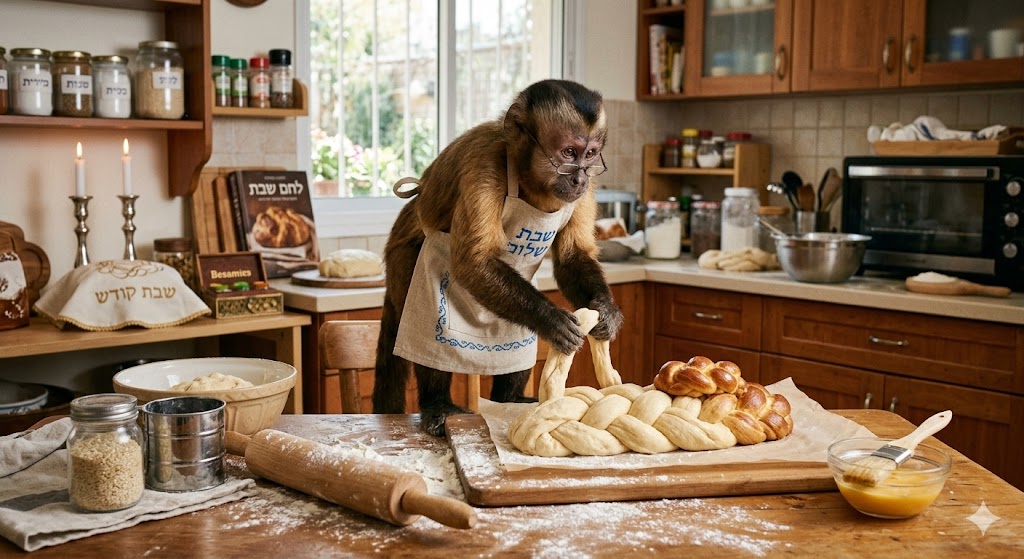 אפיית חלות לשבת