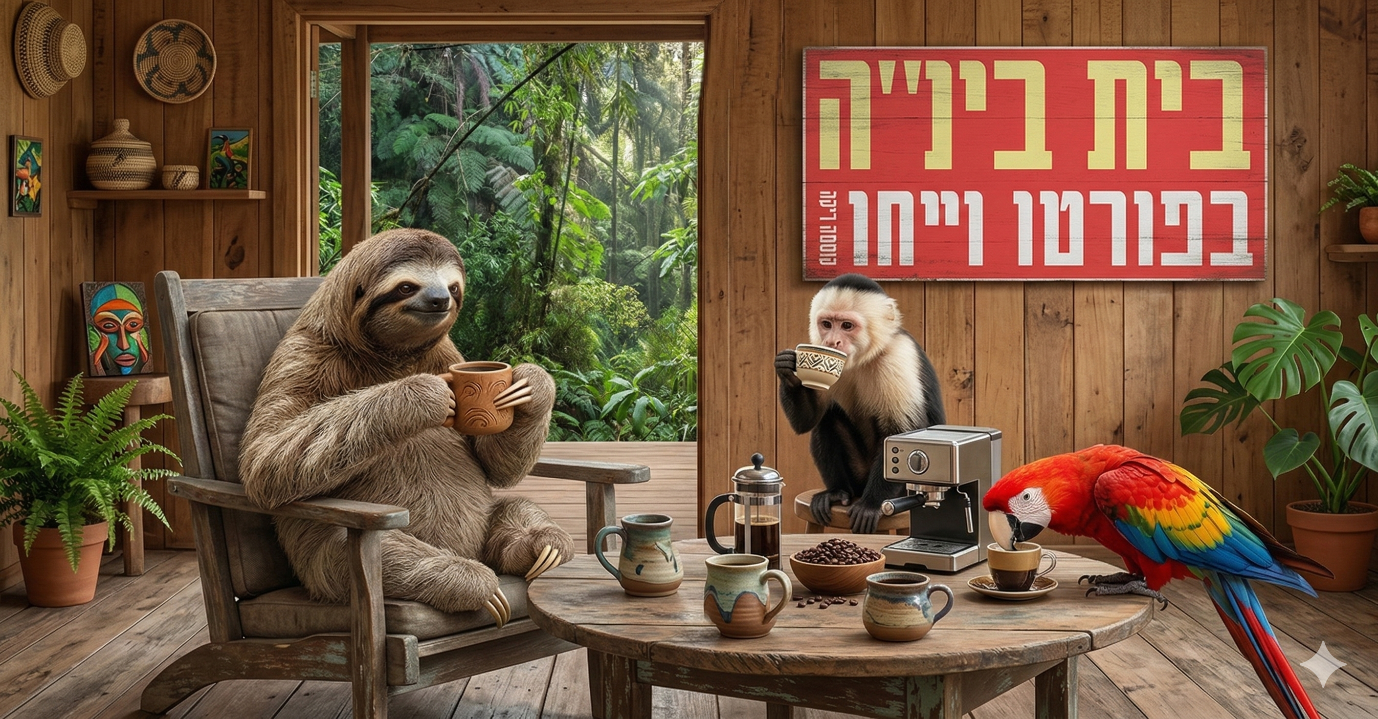 קפה ועוגה בבית בינ"ה